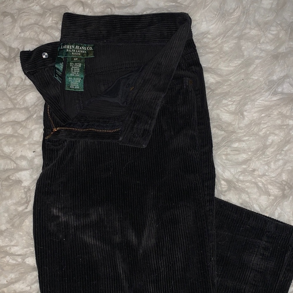 Lauren Jeans Co. Corduroy Straight Leg Jean